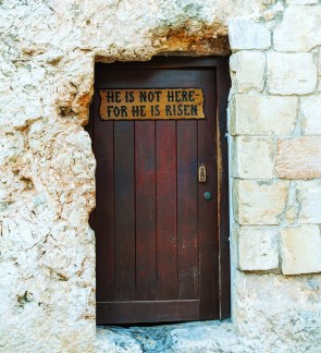 Entrance to the Gethsemane Garden in Jerusalem Israel