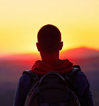 Sunset On The Mountain Top